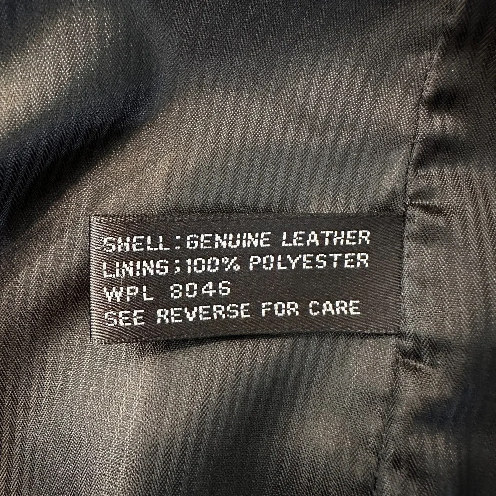 Alfani Leather Jacket Mens Size 48 L Positano Black Sport Coat Blazer Soft - Picture 12 of 12